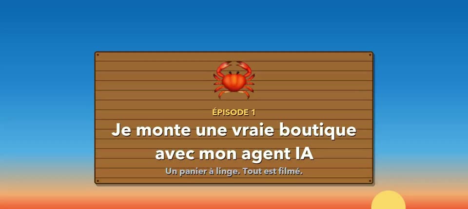 Épisode 1 : je monte une vraie boutique avec mon agent IA